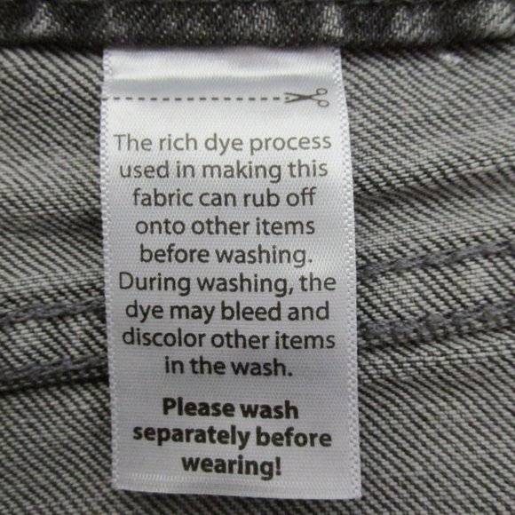 TIME & TRU WOMEN'S SIZE 18 CAPRIS JEANS GREY ACID WASHED DENIM HIGH RISE CROPPED - Picture 12 of 12